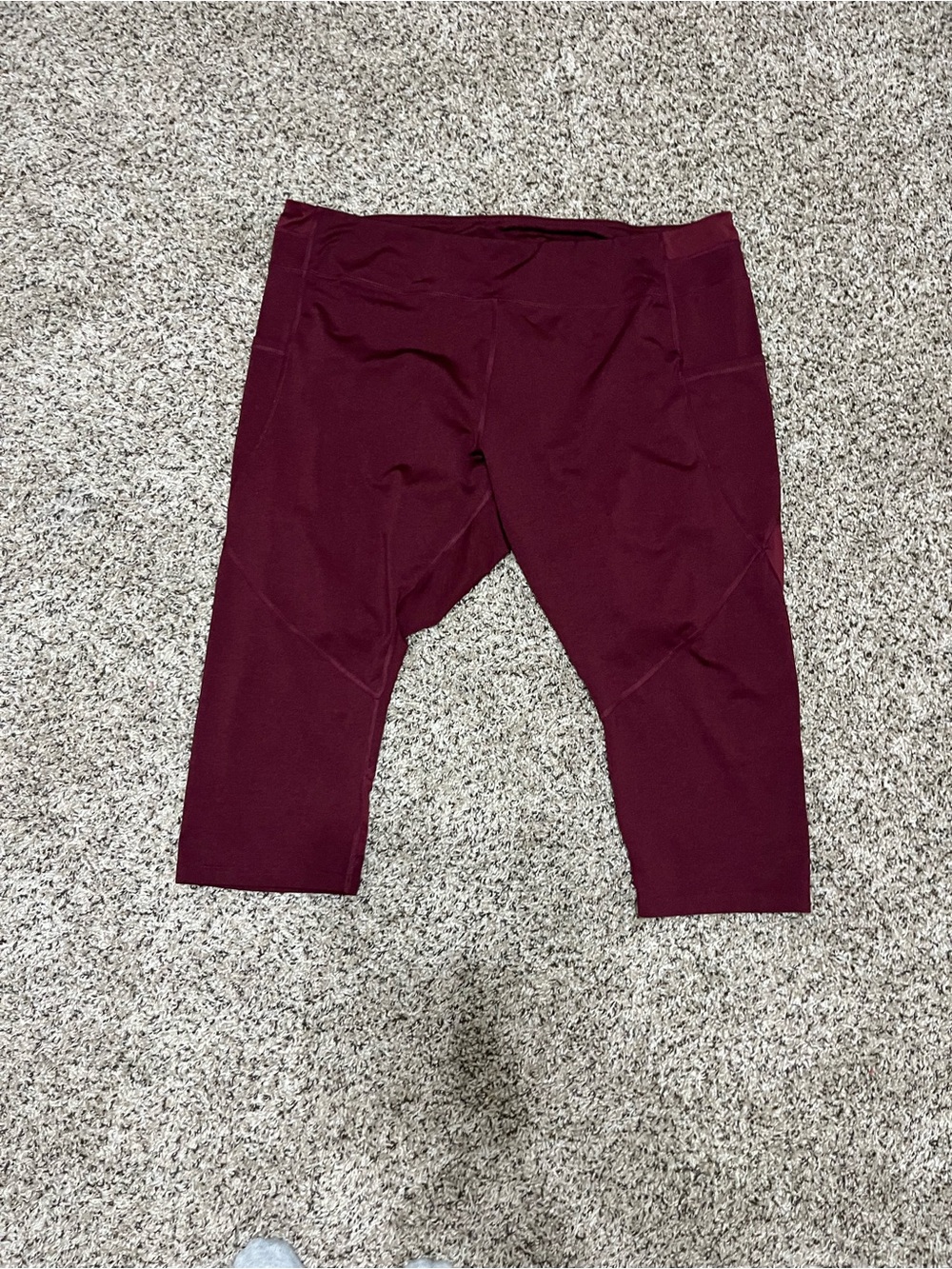 tek gear Maroon Capri Leggings